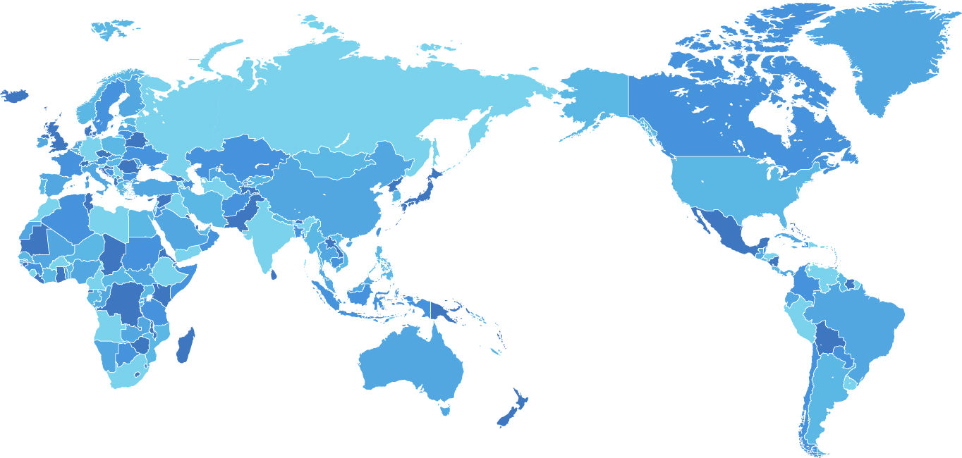 world map