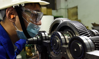 3) Assembly and inspection-Gear box